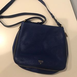 Gorgeous blue FOSSIL purse