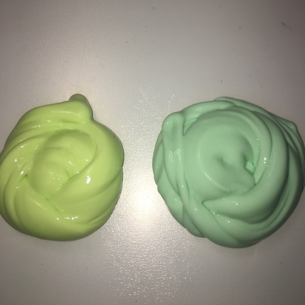 Neon slime bunch