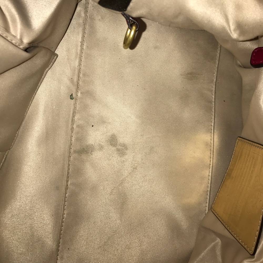 Large Cherry Coach Satchel - Picture 7 of 8