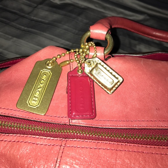 Large Cherry Coach Satchel - Picture 4 of 8