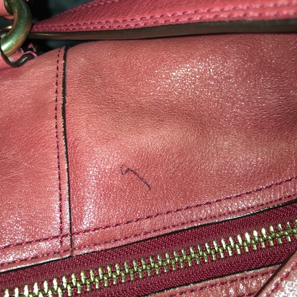 Large Cherry Coach Satchel - Picture 5 of 8