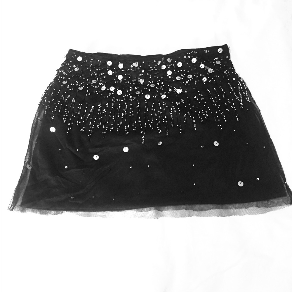 Wet Seal fashion sequined skirt size small
