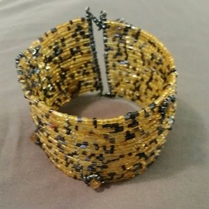 Black and gold bracelet