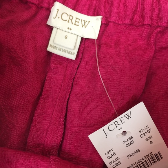 J. crew floral jacquard boardwalk pull on shorts - Picture 2 of 5