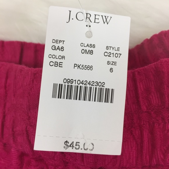 J. crew floral jacquard boardwalk pull on shorts - Picture 3 of 5