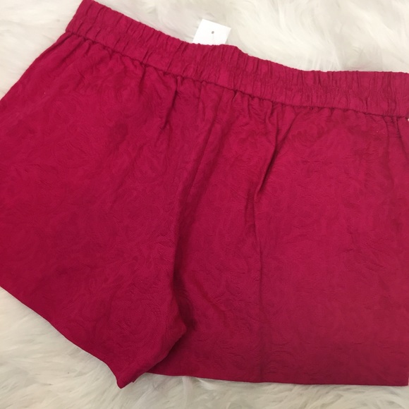 J. crew floral jacquard boardwalk pull on shorts - Picture 4 of 5