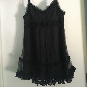 Ruffly babydoll top
