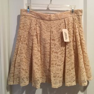 Brand new lace a-line skirt