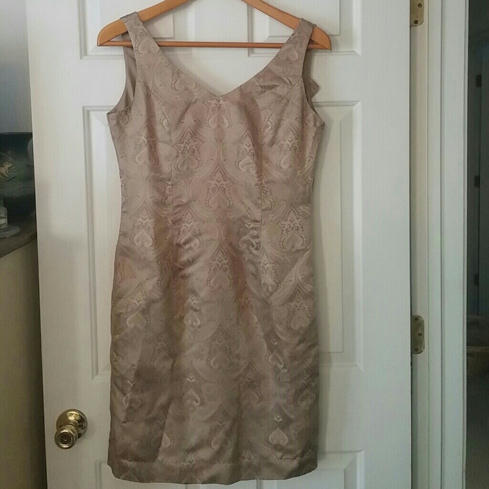 Ladies short silk dress