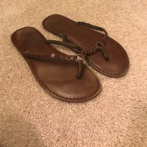 Abercrombie and Fitch flip flops