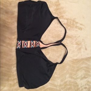 Aztec multicolor bikini top