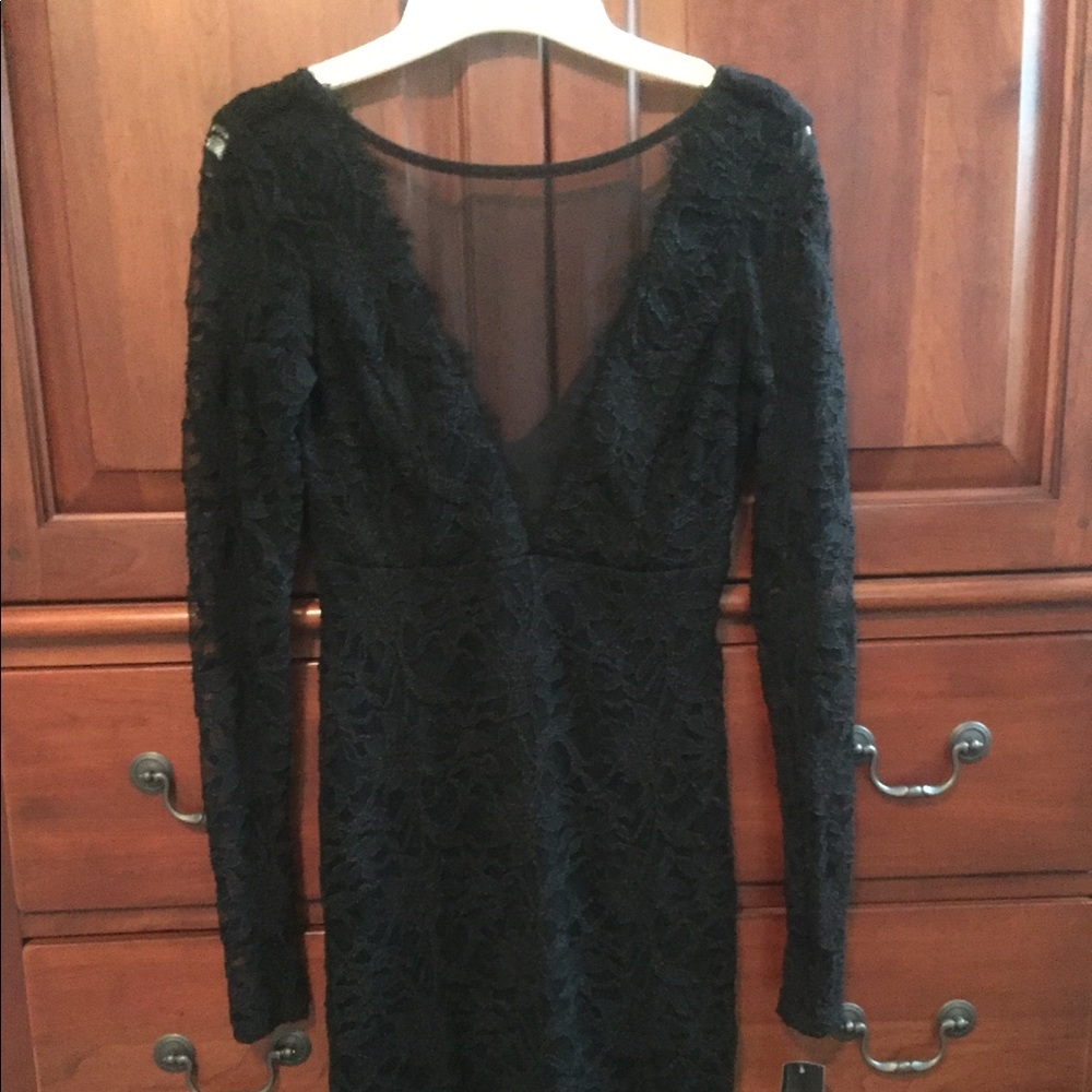 Black cocktail dress