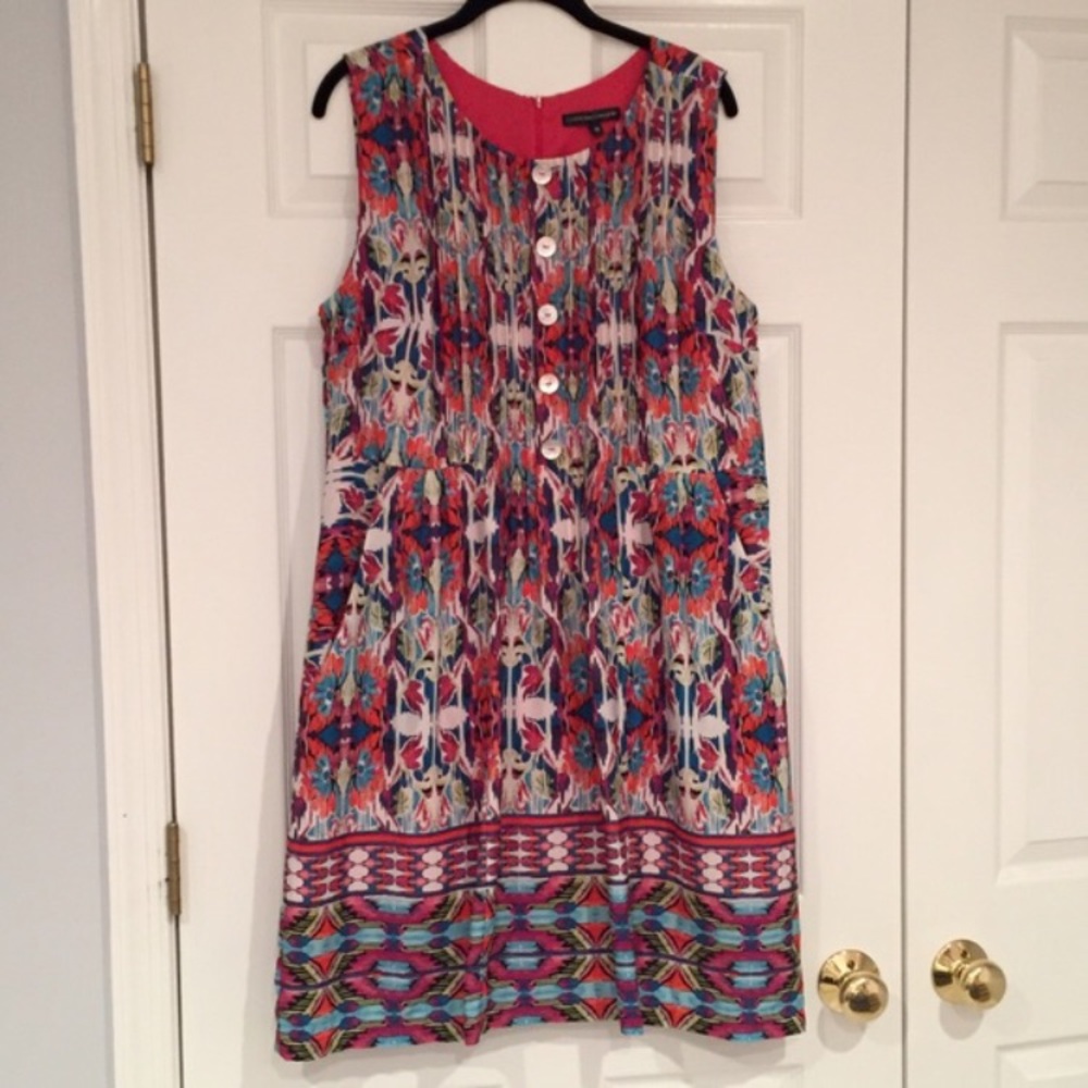 Gorgeous boho sundress in vibrant colors