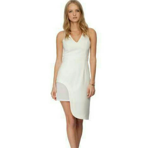 MINTYMEETSMUNT White Asymmetrical dress SOLD - Picture 1 of 5
