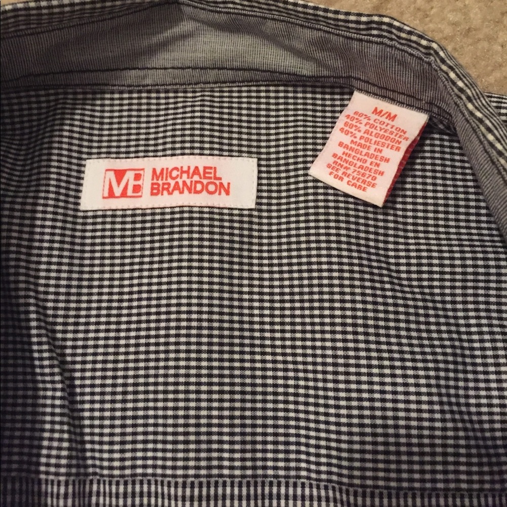 *2/$8* Michael Brandon Button Down - Picture 3 of 4