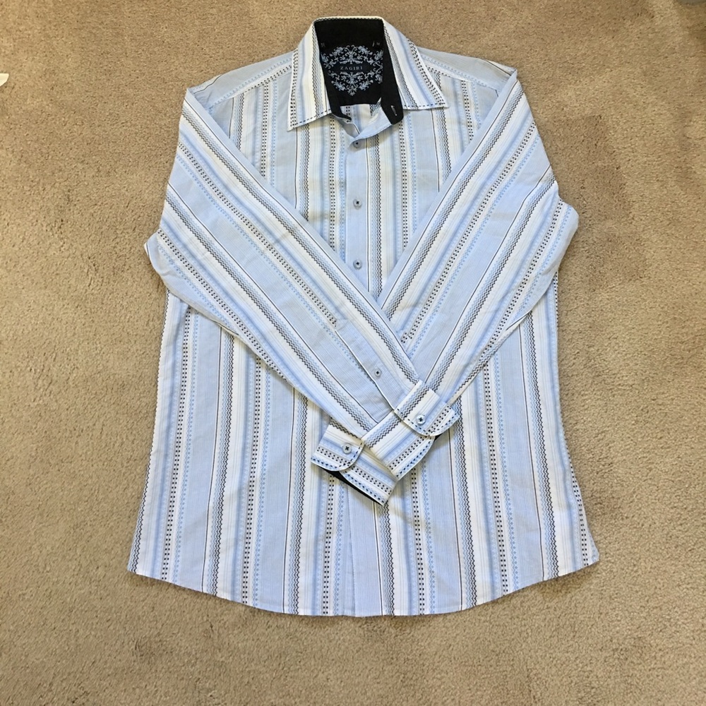 Lightly worn Zagiri dress shirt for men