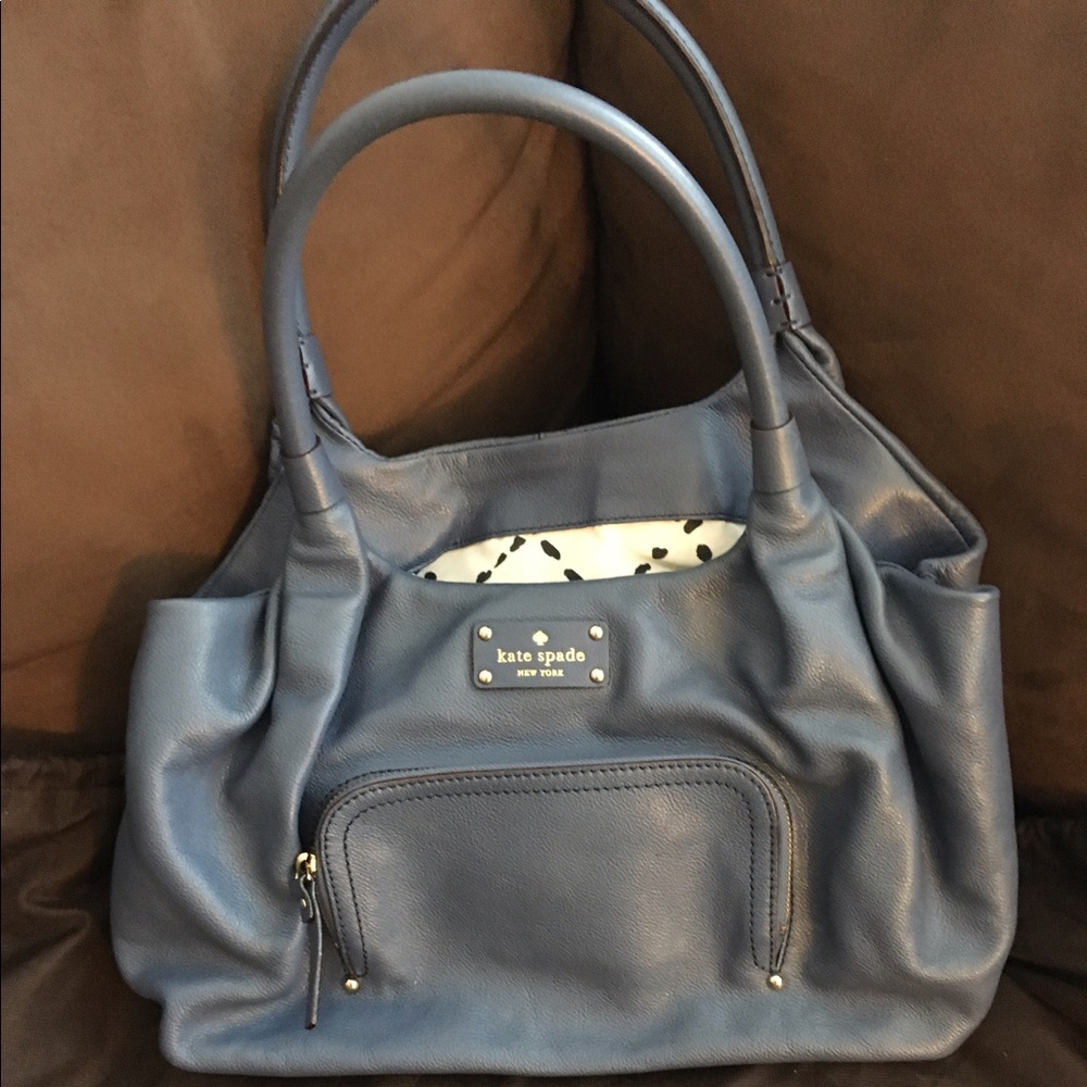 Kate spade blue tote purse