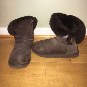 Chocolate, Bailey Button UGGs