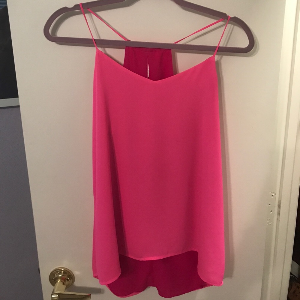 Express reversible pink tank