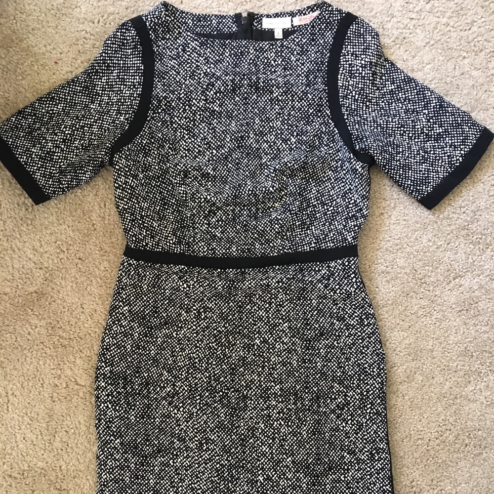 Limited Black and white midi dress