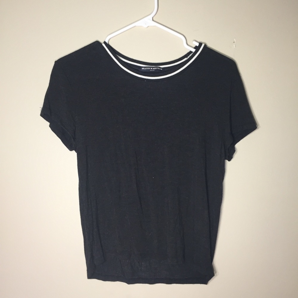 white collared tee!
