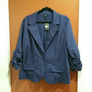 Torrid blue blazer
