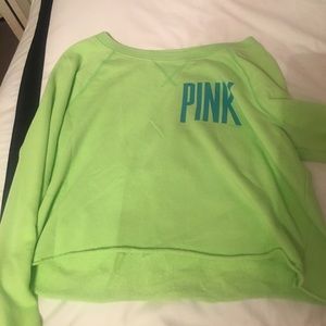 Cropped VS PINK crew neck