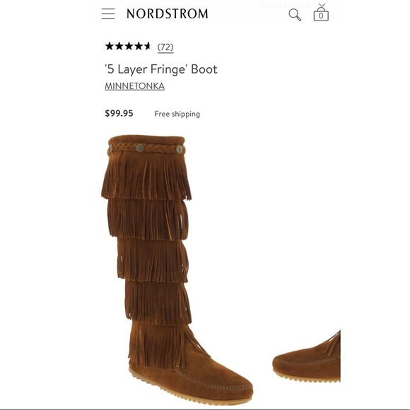 Minnetonka Shoes - ⚡️🌵MINNETONKA '5 layer fringe boot🌵💫