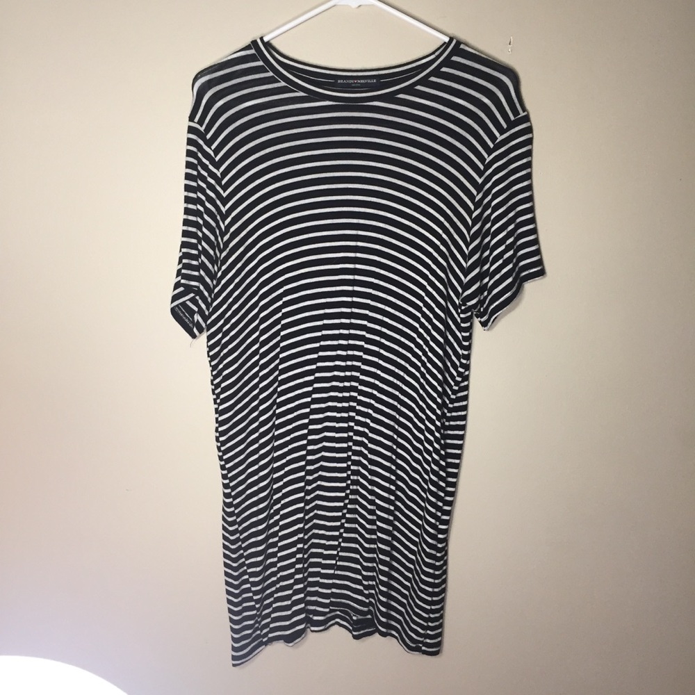 striped tshirt dress
