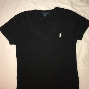 Ralph Lauren thick v-neck t-shirt
