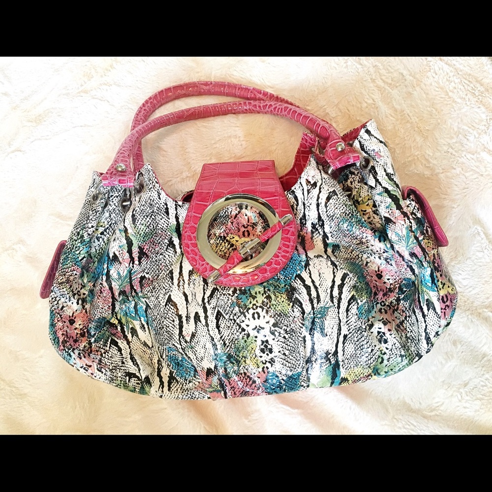 Multi color handbag