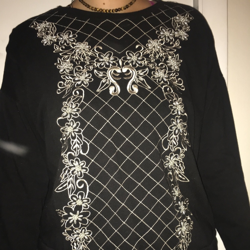 Baggy beaded Sweatshirt