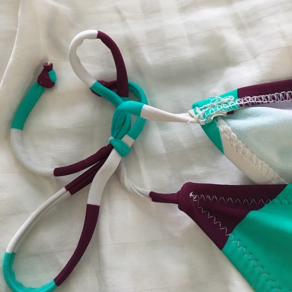 striped bikini bottoms - Picture 3 of 4