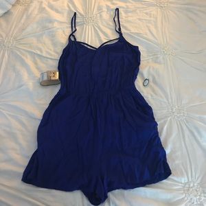 Royal blue romper