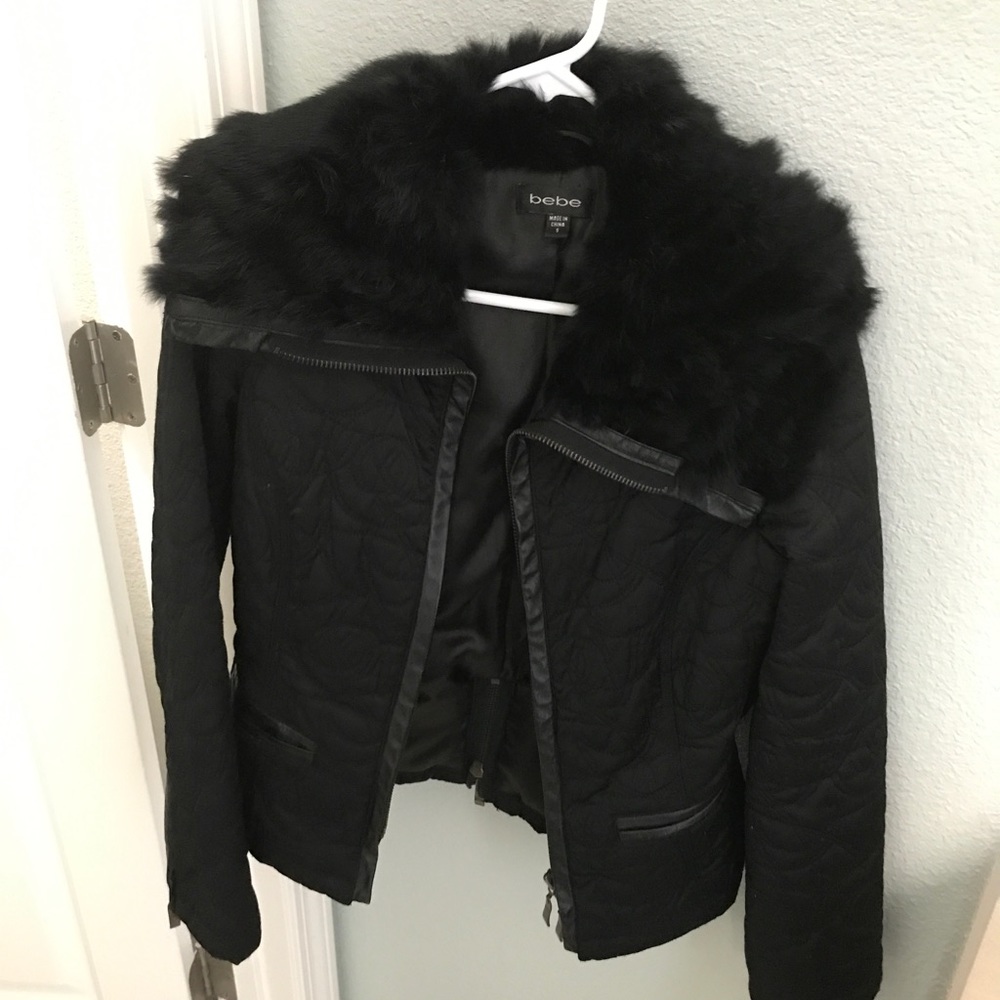 Bebe fur jacket