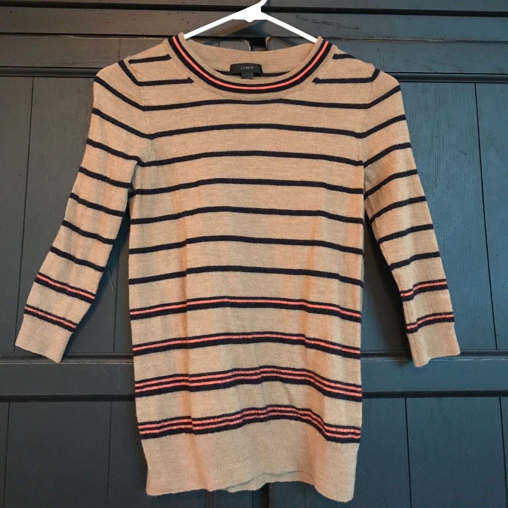 JCREW Striped Tippi Sweater