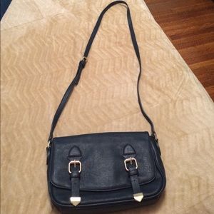 Medium navy crossbody bag