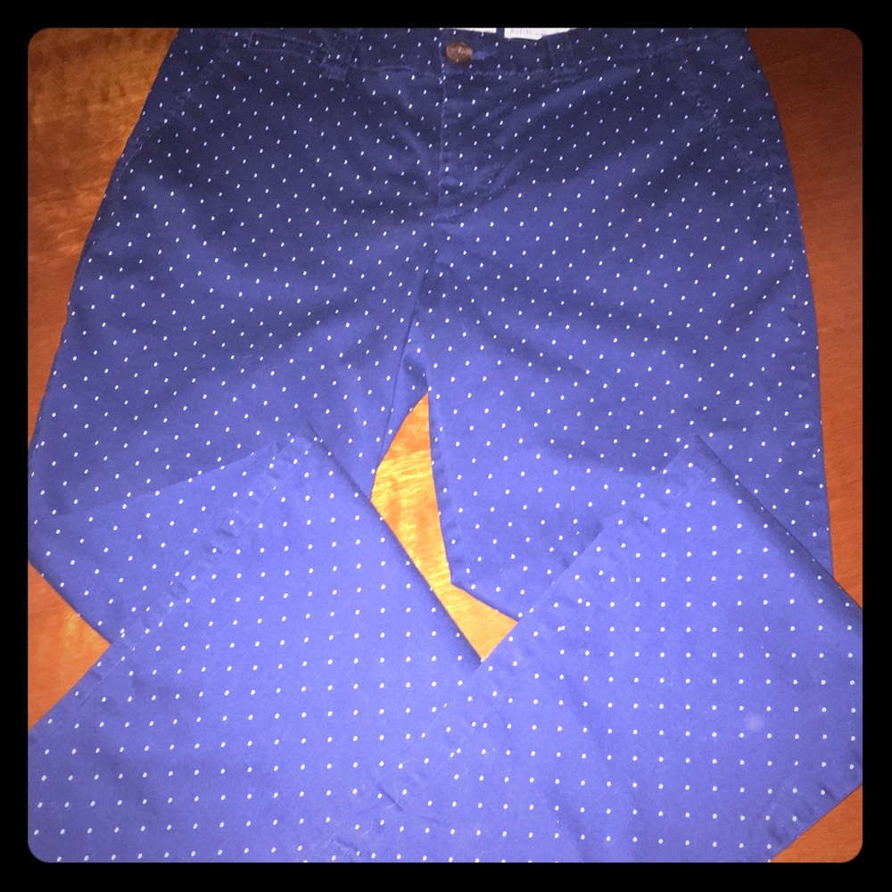 Maison Jules navy/White spring/summer pants!  EUC