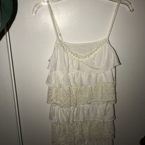 White Lace Tank top
