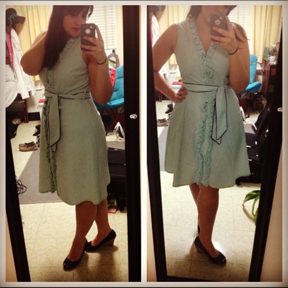 Preppy Seersucker Dress