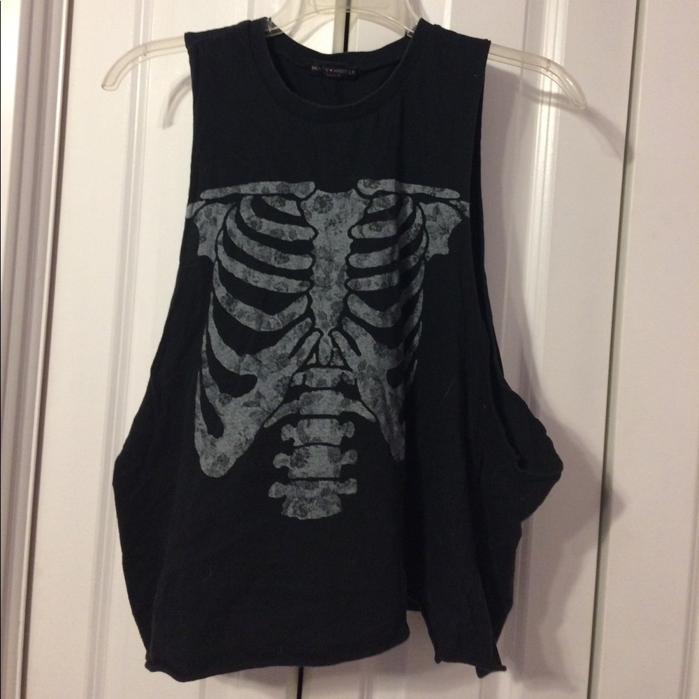 Brandy Melville skeleton tank