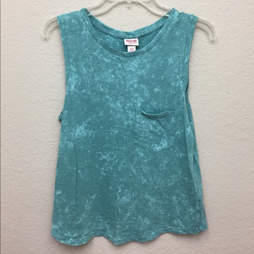 Mossimo Women's Blue Muscle Tank