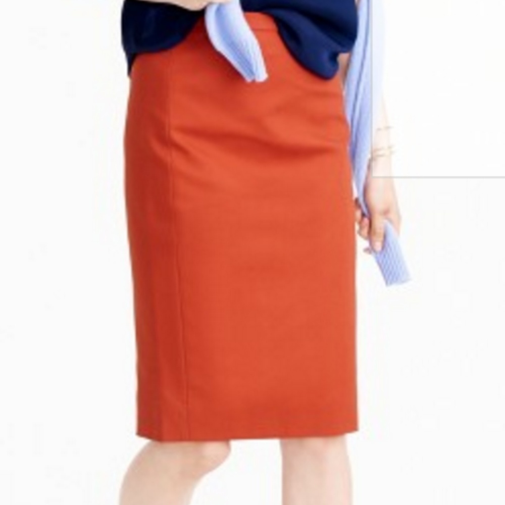 J. Crew Cream No. 2 Pencil Skirt