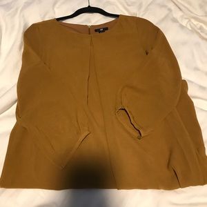 H&M mustard shift dress