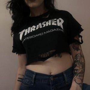 Thrasher Crop Top