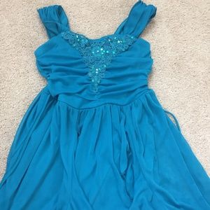 Dress with sequins