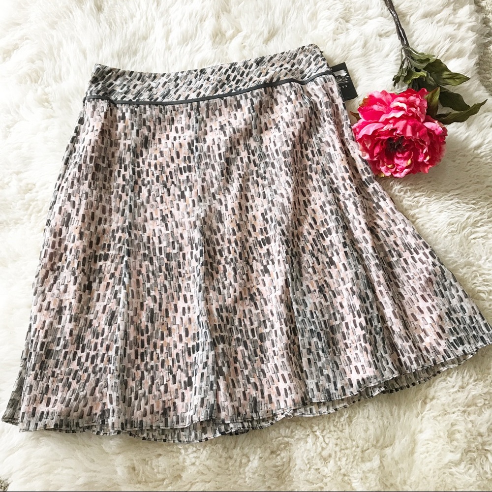 Axcess "In The Mix" print skirt