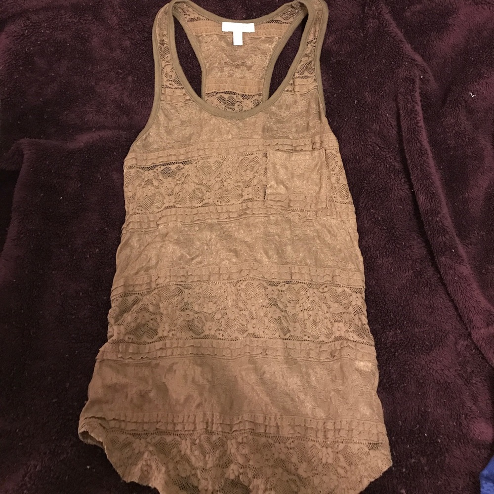 Lace tank top