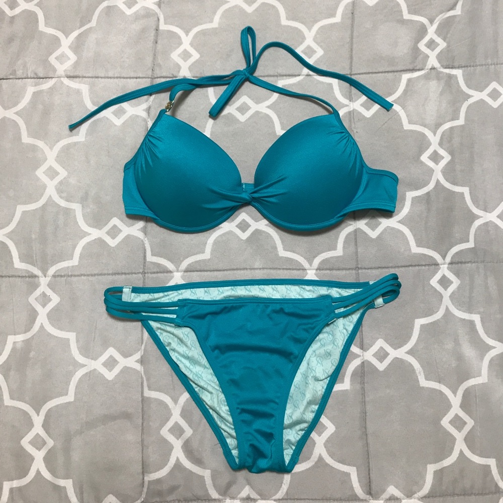 Victoria's Secret Turquoise 2 piece bathing suit!
