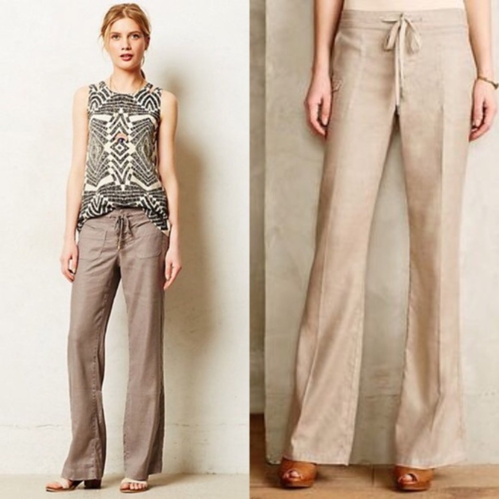 Level 99 linen anthropologie pants